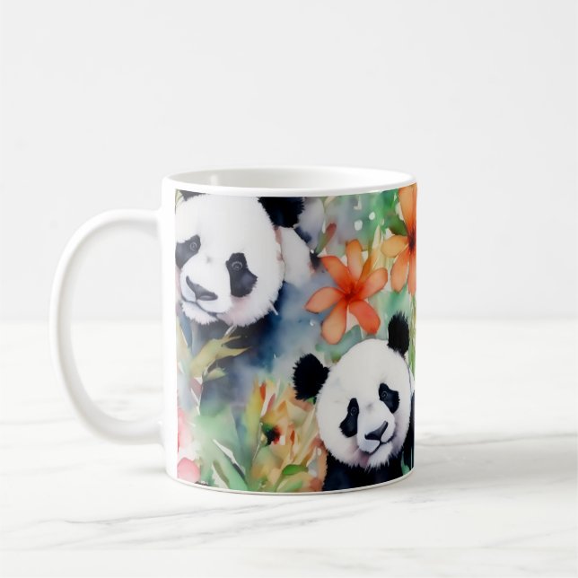 Mug Ours de panda aquarelle (Gauche)
