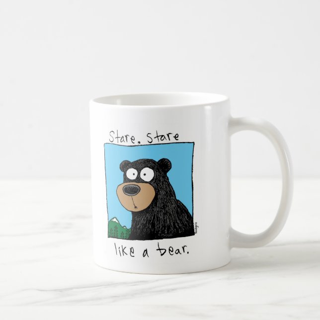 Mug ours de regard fixe (Droite)