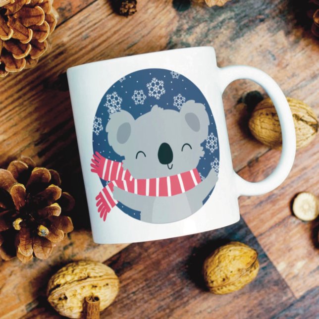 Mug ours en koala Noël d'hiver (Créateur téléchargé)