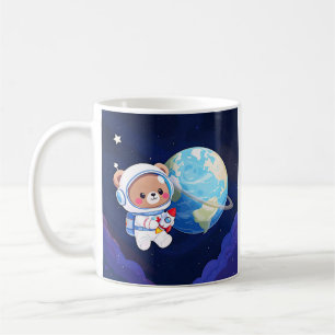Mug Ours en peluche astronaute câlin cosmique