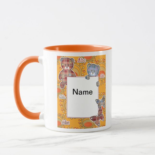 Mug ours en peluche, bébé (Gauche)