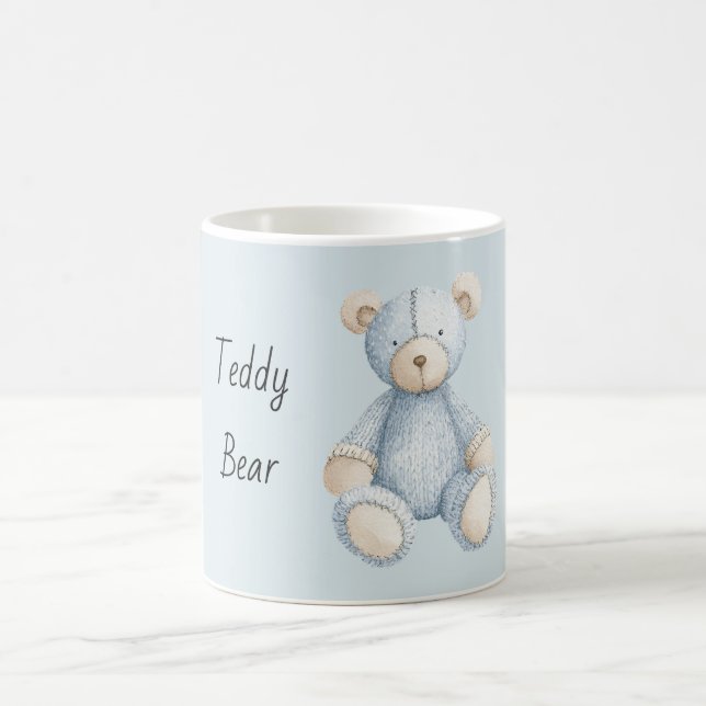 Mug Ours en peluche bleu crème (Centre)