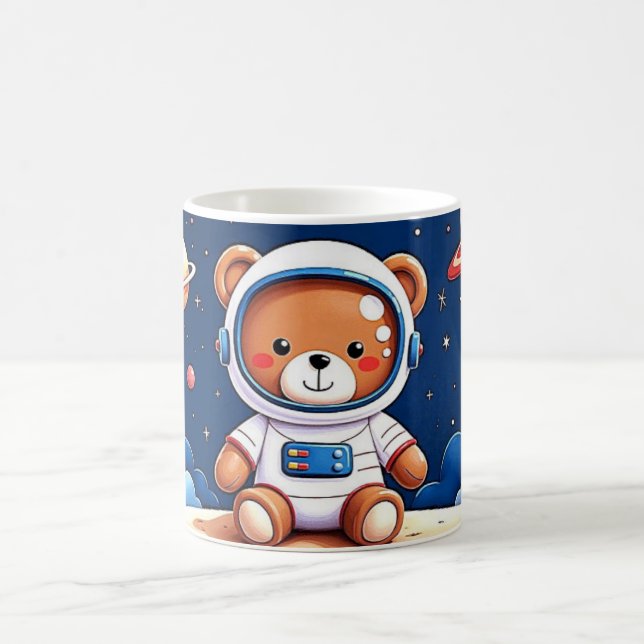 Mug Ours en peluche cosmonaute rêves (Centre)
