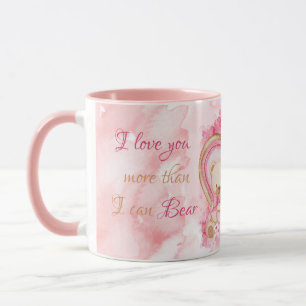 Mug Ours en peluche de la Mignonne Valentines
