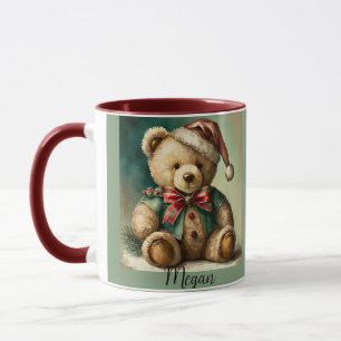Mug Ours en peluche de Noël Vintage
