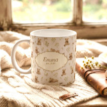 Ours en peluche vintage personnalisé Cottagecore C