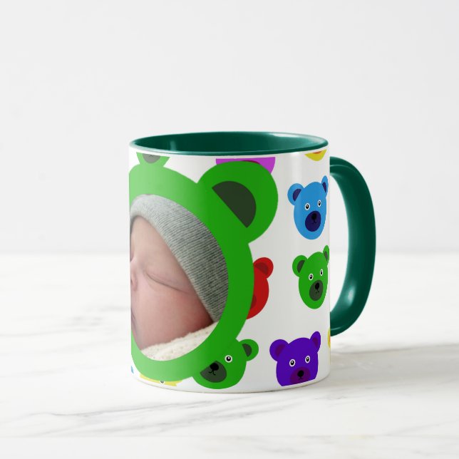 Mug Ours en vert (Devant droit)