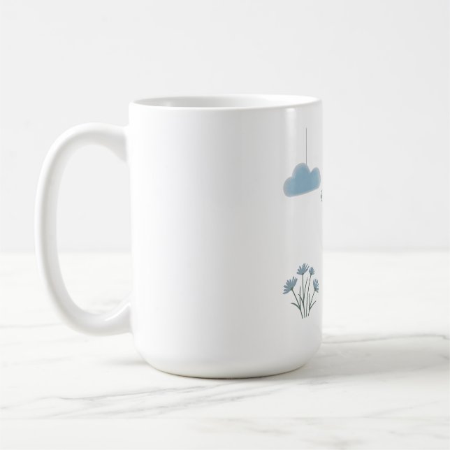 Mug Ours endormi avec des nuages rêveurs (Gauche)