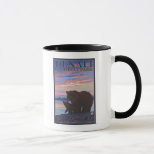 Mug Ours et CUB - parc national de Denali, Alaska