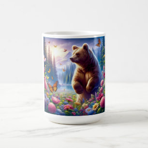 Mug Ours et papillons mignons et colorés