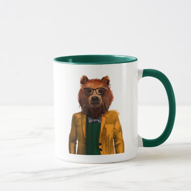 Mug Ours habillé par meilleur (Droite)