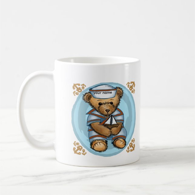 Mug Ours marin (Gauche)