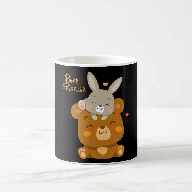 Mug Ours mignon et lapin (Centre)