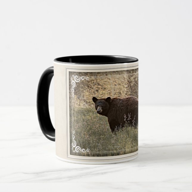 Mug Ours noir - Beauté (Devant gauche)