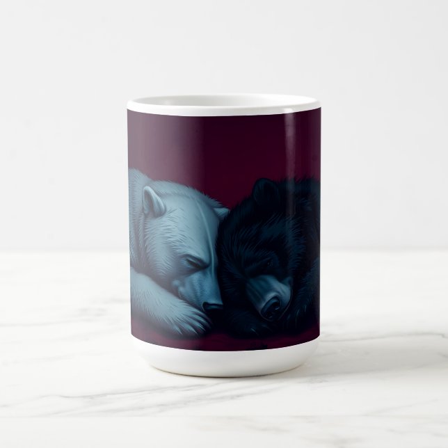 Mug Ours noir et polaire (Centre)