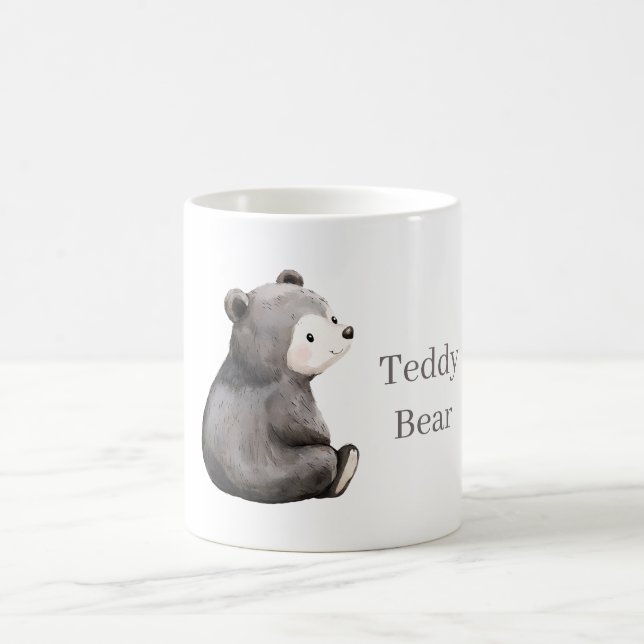 Mug Ours Noir Heureux (Centre)