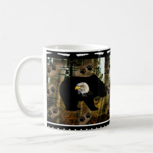 Mug Ours Noir Ourson Ourson Ourson Ours Empreintes de