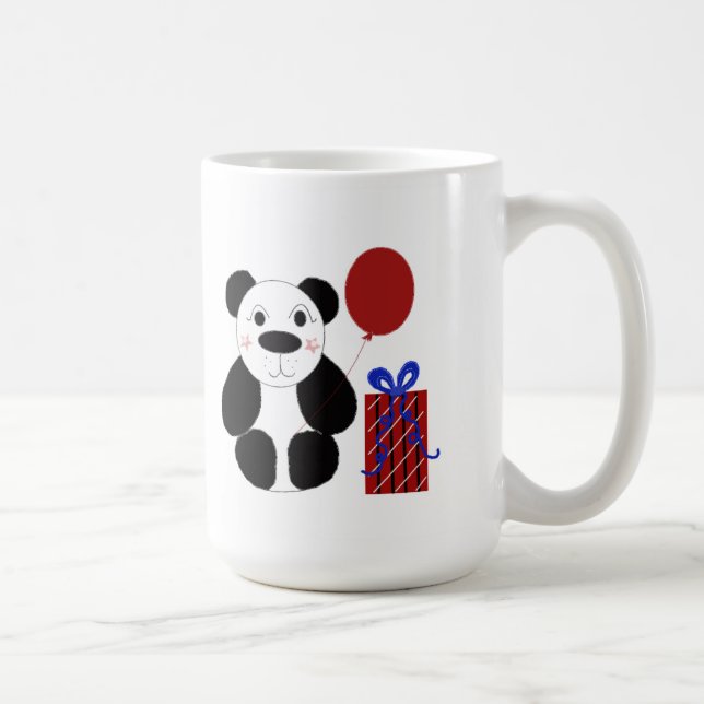Mug Ours Panda avec Ballon Rouge (Droite)