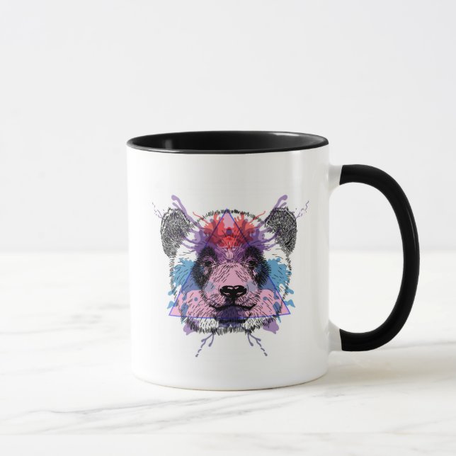Mug Ours panda géométrique (Droite)