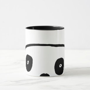 Mug Ours Panda Kawaii Noir Et Blanc Simple Moderne