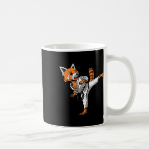 Mug Ours Panda Rouge Karaté Arts Martiaux Kickboxing J