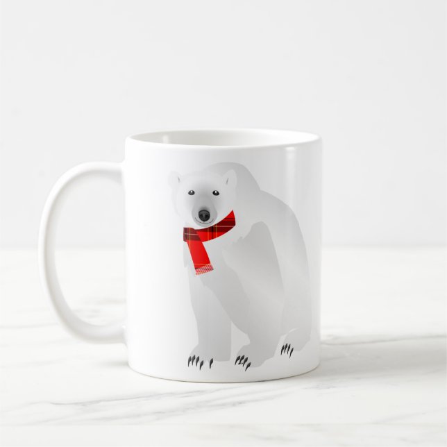 Mug Ours polaire avec écorce plaid Baby son froid deho (Gauche)
