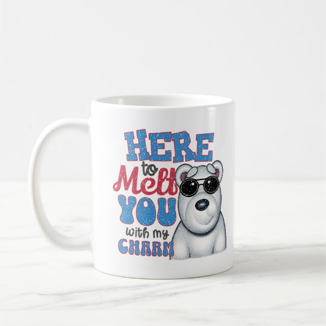 Mug Ours polaire drôle mou (Gauche)