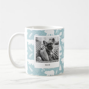 Mug Ours polaire Floral & Pine Holiday Blue 2 Photo Mu