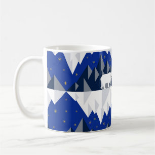 Mug Ours polaire sur Iceberg Motif sans couture.
