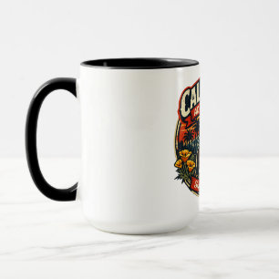 Mug Ours Rétro de Jour d'Admission de Californie Vinta