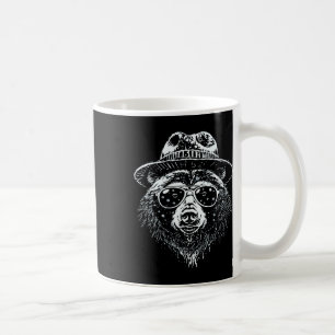 Mug Ours Rétro Skiant Avec Lunettes De Soleil Aventure
