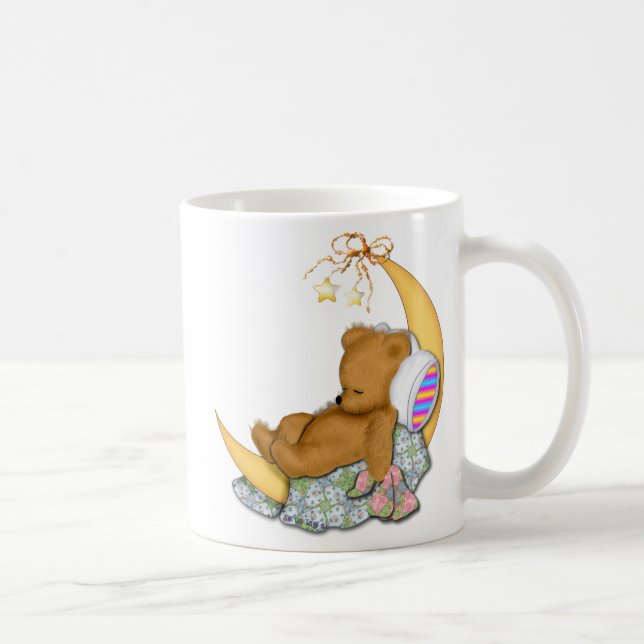 Mug Ours somnolent de lune (Droite)