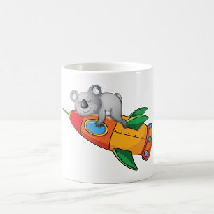 Mug Ours Sur Une Roquette