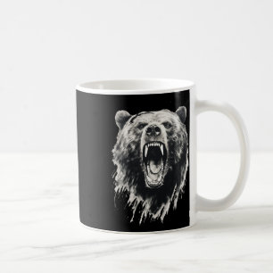 Mug Ours Vintage Ours Grizzly En colère Randonnée Camp