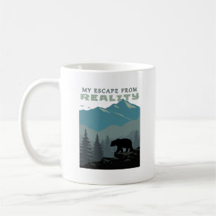 Mug Ours Wildlife Mountains S'Échappent De La Réalité