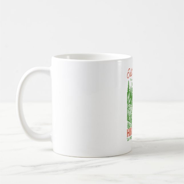 Mug Out Breath Funny Sloth Randonnée Club (Gauche)