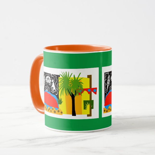 Mug Outback Uluru - Désert australien - (Devant gauche)