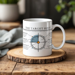Mug Outil de concentration sur l'heure cible   Travail