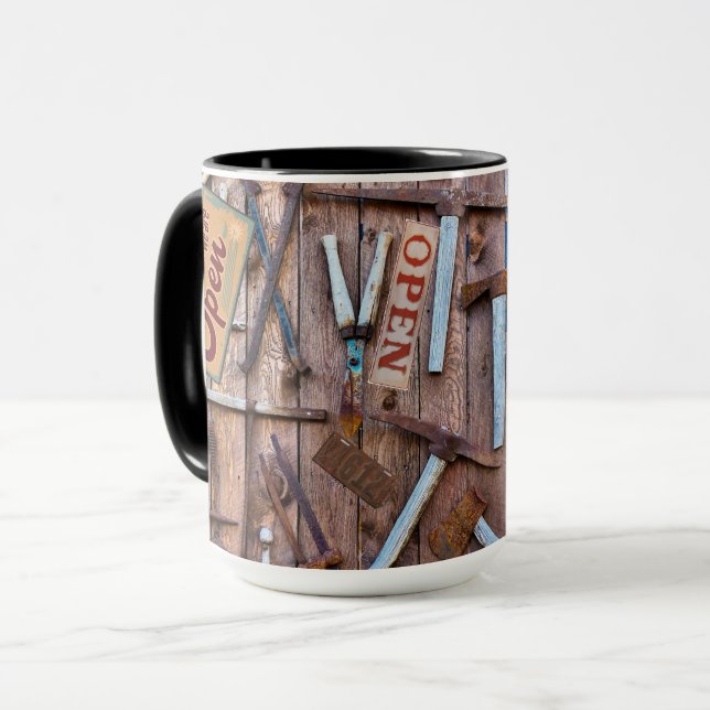 Mug Outils d'antiquité Outils Vintages (Devant gauche)
