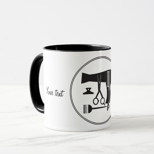Mug Outils de coiffures (Devant gauche)