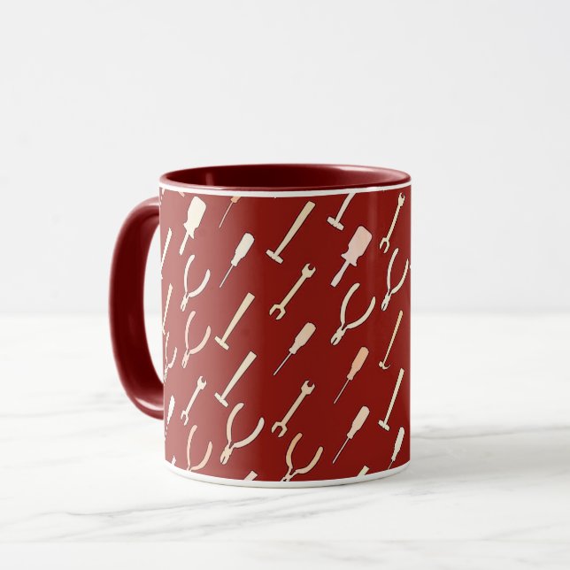 Mug Outils de Handyman, en Bourgogne (Devant gauche)