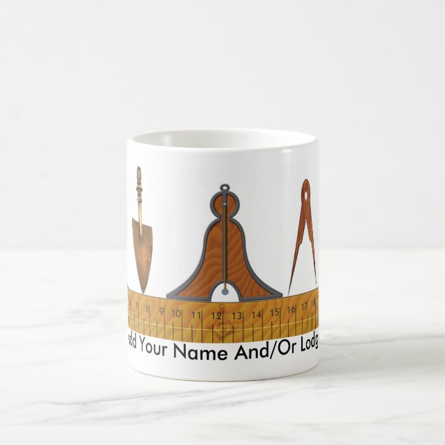 Mug Outils de travail du franc-maçon (Centre)