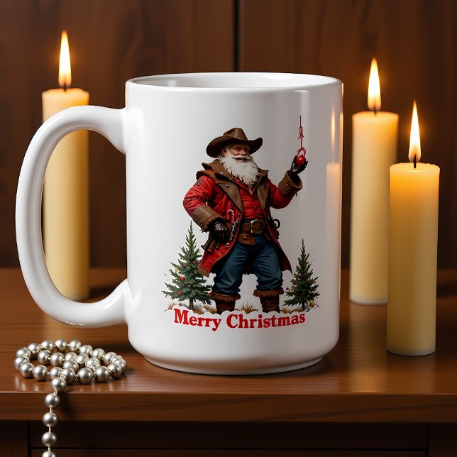Mug Outlaw Santa Christmas Ornament (Créateur téléchargé)
