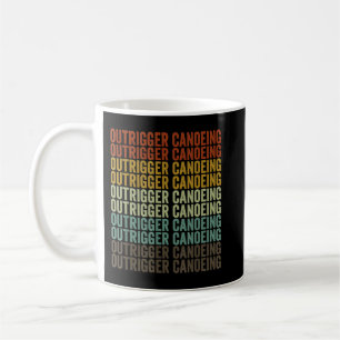 Mug Outrigger Canoeing Sports Retro