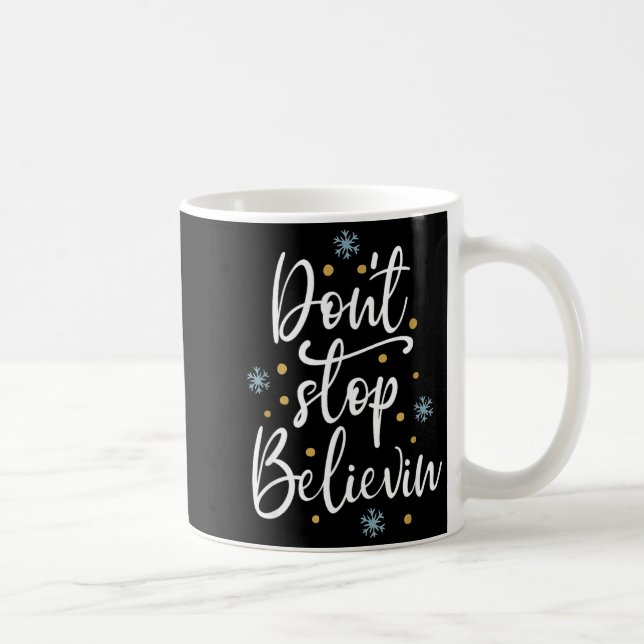 Mug Outstading For Melanin Don't Stop Believing - Men' (Droite)