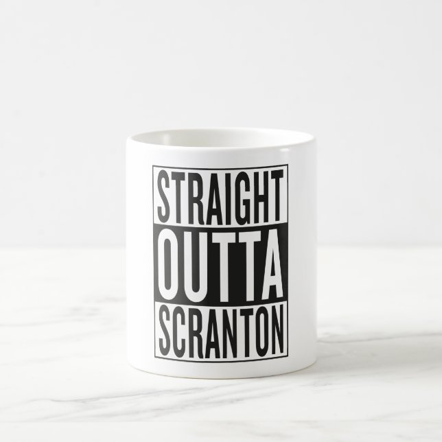 Mug outta droit Scranton (Centre)