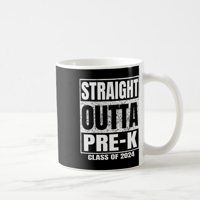 Mug Outta Pré-K School Cl De 2024 Drôle Graduation (Droite)