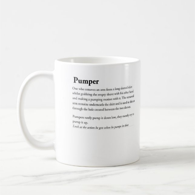 Mug Ouvriers chargés des pompes contre des culbuteurs (Gauche)