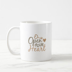 Mug ouvrir votre coeur