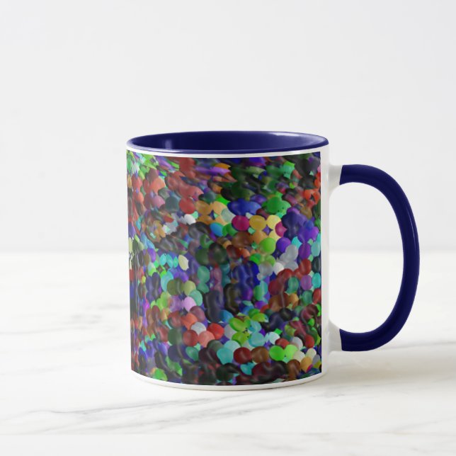 Mug Ovales en course (Droite)